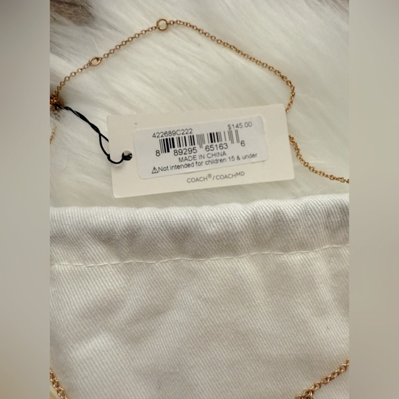 NEW‼️ COACH Mini tabby Handbag Charm Necklace - Picture 8 of 16